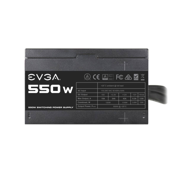 FUENTE DE PODER EVGA 550 N1  550W (100-N1-0550-L2)