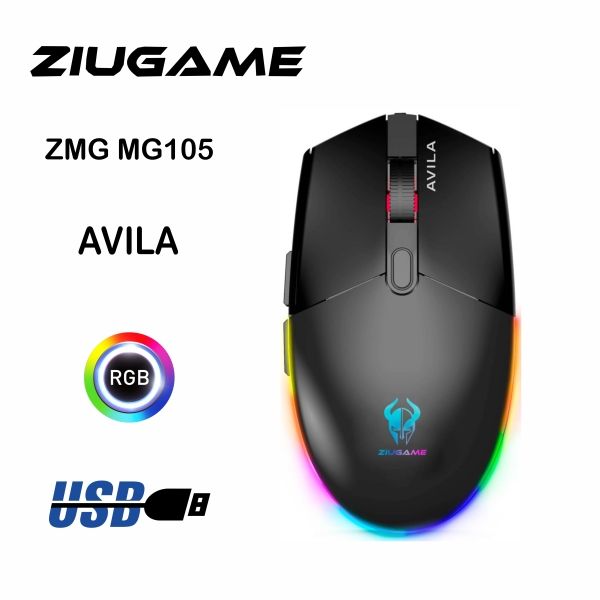 MOUSE GAMER ZIUGAME AVILA RGB (ZMG MG105)