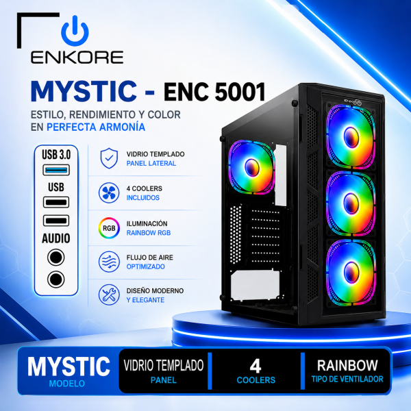 CASE GAMER ENKORE MYSTIC ENC 5001