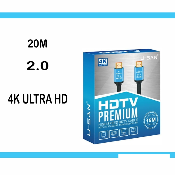 CABLE HDMI DE 15M HDTV PREMIUM 4K ULTRA HD