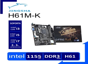PLACA MADRE JINGSHA H61M K SOCKET 1155 DDR3