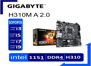PLACA MADRE GIGABYTE H310M M.2 2.0 DDR4 LGA 1151