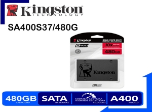 SSD SOLIDO SATA 2.5 KINGSTON 480GB (SA400S37/480G)
