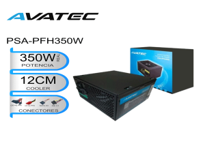 FUENTE DE PODER AVATEC 350W ( PSA-PFH350 )
