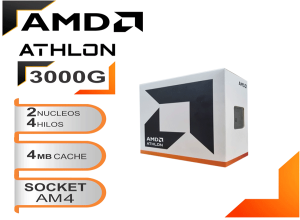 PROCESADOR AMD ATHLON 3000G 3.5GHZ  4 MB  AM4