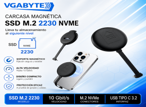 ADAPTADOR DE SSD M.2 2230 NVME A TIPO C PARA TELEFONOS TABLETS