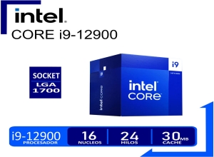 PROCESADOR INTEL CORE I9 12900 2.40 GHZ, 30MB, 16 NUCLEOS, GRAFICO INTEGRADO UHD 770, LGA 1700