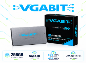 SSD SOLIDO SATA 2.5 VGABIT 256GB  LECTURA 500MB/S ESCRITURA 430MBPS